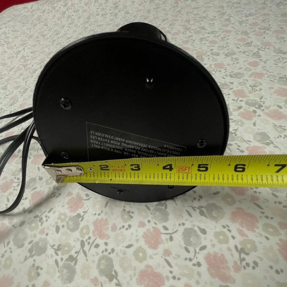 Spinning Party Light, 5' Cord with switch on it, replaceable bulb - FUN! - Picture 8 of 8